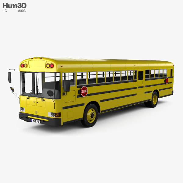 IC RE Autobús Escolar 2008 Modelo 3D