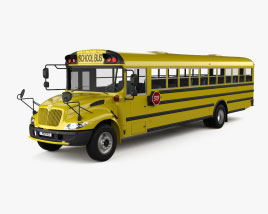 IC CE School Bus 2016 3D-Modell