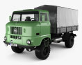 IFA W50 L Flatbed Truck 1980 3d model