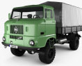 IFA W50 L Flatbed Truck 1980 3d model