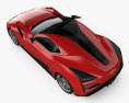 Icona Vulcano 2014 3d model top view