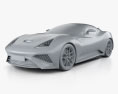 Icona Vulcano 2014 3D-Modell clay render