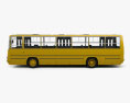 Ikarus 260-01 Bus 1981 3D-Modell Seitenansicht