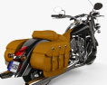 Indian Chief Vintage 2014 3d model back view