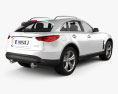 Infiniti FX (S51) 2008 3D модель back view
