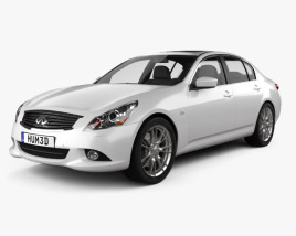 3D model of Infiniti G37 sedan 2013