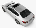 Infiniti M 2014 3d model top view