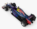 Infiniti RB9 Red Bull Racing F1 2013 3D-Modell Draufsicht