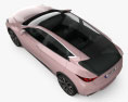 Infiniti Q30 Concept 2014 3d model top view