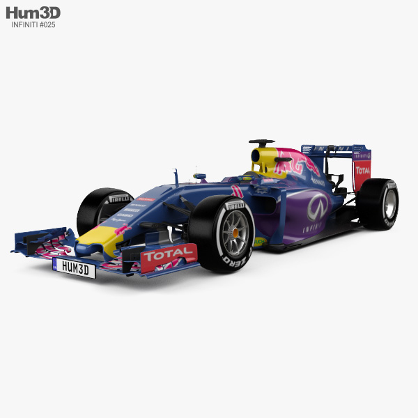 Infiniti RB11 F1 2014 3D модель