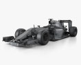 Infiniti RB11 F1 2014 3D-Modell wire render