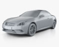 Infiniti Q60 S convertible 2017 3d model clay render