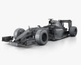 Infiniti RB12 F1 2016 3D-Modell wire render