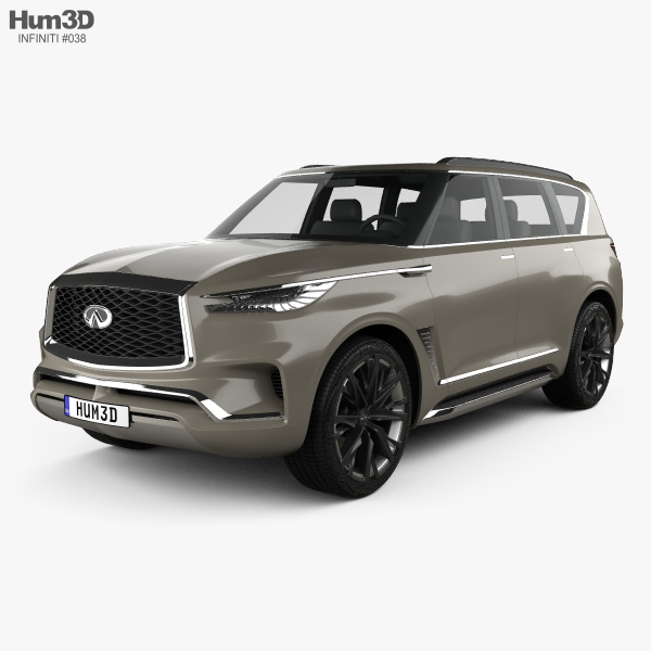 Infiniti QX80 Monograph 2020 3D model