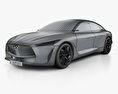 Infiniti Q Inspiration 2018 3d model wire render