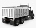 International Paystar Dump Truck 2014 3d model back view
