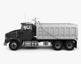 International Paystar Dump Truck 2014 3d model side view
