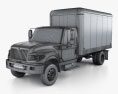 International Terrastar Box Truck 2014 3d model wire render