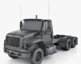 International Workstar Вантажівка шасі 2014 3D модель wire render
