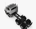 International Workstar Chassis Truck 2014 3d model top view