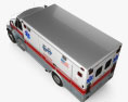International Durastar Ambulance 2014 3d model top view
