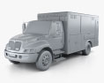 International Durastar Ambulancia 2002 Modelo 3D clay render