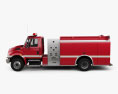 International Durastar Fire Truck 2014 3d model side view