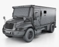International Durastar Armored Cash Truck 2014 3D 모델  wire render