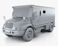 International Durastar Armored Cash Truck 2014 3D-Modell clay render