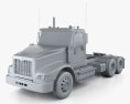 International PayStar Tractor Truck 2015 3d model clay render