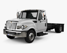 3D model of International TerraStar Chassis Truck 2015