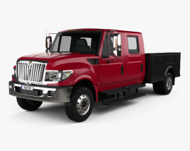 International TerraStar Double Cab Service Truck 2015 3D модель