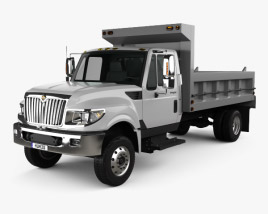 3D model of International TerraStar Dump Truck 2015