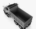 International WorkStar Dump Truck 2015 3d model top view