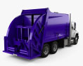 International WorkStar Garbage Truck Rolloffcon 2015 3d model back view