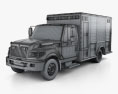 International TerraStar 救急車 Truck 2010 3Dモデル wire render