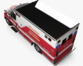 International TerraStar 救急車 Truck 2010 3Dモデル top view