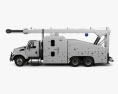 International WorkStar Crane Truck 2017 3d model side view
