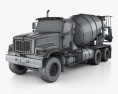 International HX515 Mixer Truck 2020 3d model wire render