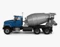 International HX515 Mixer Truck 2020 3d model side view