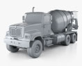 International HX515 Mixer Truck 2020 3d model clay render