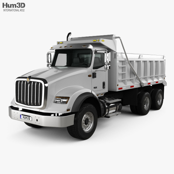 International HX615 Tipper Truck 2020 3D model