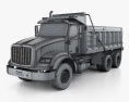 International HX615 Tipper Truck 2020 3d model wire render