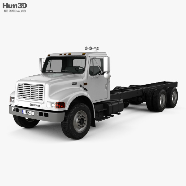 International 4900 Chassis Truck 2009 3D model