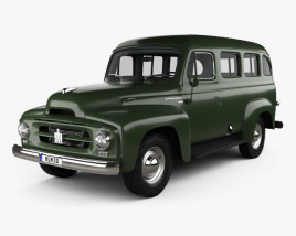 International Harvester R-110 Travelall 1953 3Dモデル
