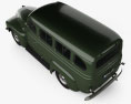 International Harvester R-110 Travelall 1953 3D-Modell Draufsicht