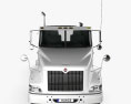 International 9200 Day Cab Tractor Truck 2009 3d model front view
