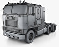 International 9600 トラクター・トラック 1994 3Dモデル wire render