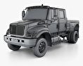 International CXT Pickup Truck 2008 3D 모델  wire render