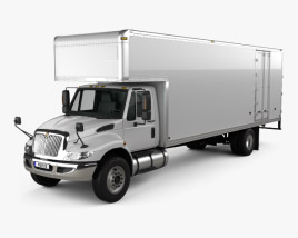 International Durastar 4700 Box Truck 2010 3D model